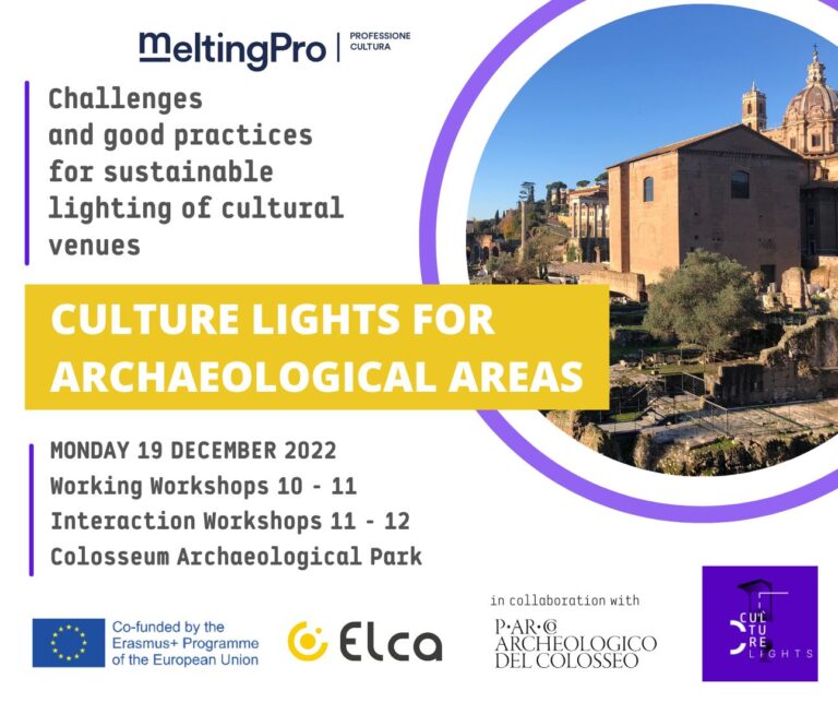 The lighting of archaeological sites: Rome 19 December